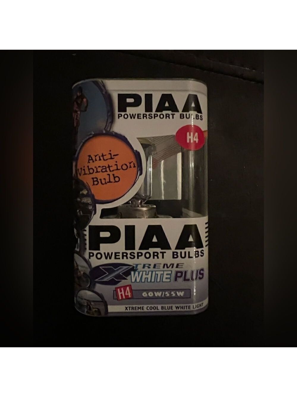 Piaa H4 Xtreme White Plus Halogen Bulb 60/55W=110/100W - 70456
